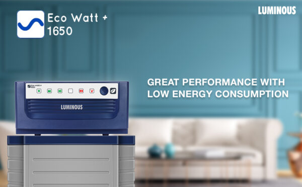 Luminous Eco Volt Neo 1650 Inverter for Home, Office & Shops | 1500VA/24V Pure Sinewave | Reliable Power Backup | Minimum Maintenance | Easy Installation | with 36 Months Warranty - Image 4
