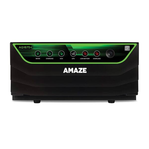 Amaze Inverter for Home, Office & Shops | AQ 1675+/24V 1500VA Square Wave Inverter | Reliable Power Backup | Minimum Maintenance | Easy Installation | 36 Months Warranty