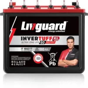 Livguard IT 2060TT |Tall Tubular Inverter Battery |200 Ah |60 Months Warranty | Reliable Backup for Home, Office and Shop