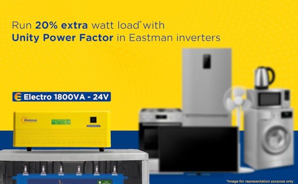 Eastman Sino 1800 24V Pure Sine Wave Inverter- (1800VA=1800Watt Output) with Inverter for Home, Office & Shops 36 Months Inverter & 10 Years Tansformer Warranty) - Image 4