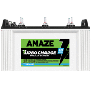 Amaze Short Tubular Battery for Home, Office & Shops |  TC13548ST 135Ah| Easy Installation | Durable and Reliable Inverter Battery | Minimum Maintenance | with 48 Months Warranty