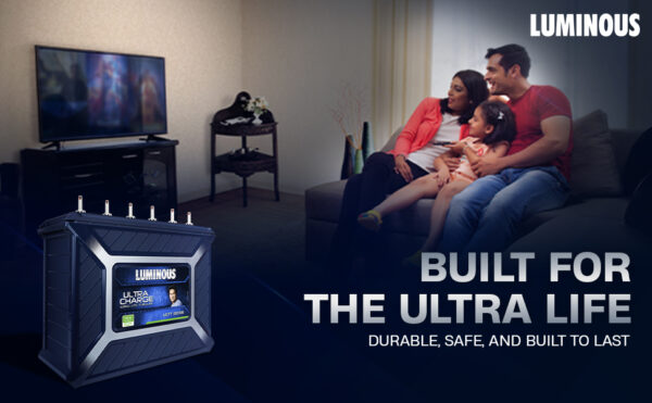 Luminous Ultra Charge UCTT-18066 Tall Tubular 150 Ah Inverter Battery for Home & Shops | Minimum Maintenance | Durable & Reliable | 66 Months Warranty - Image 2