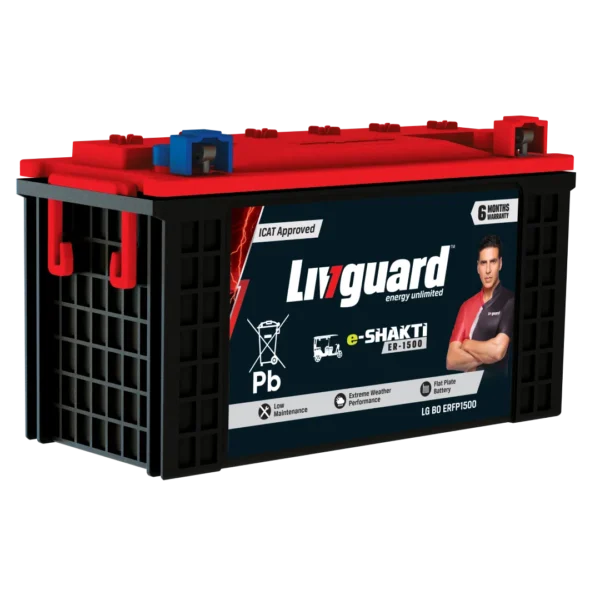 Livguard ERPF1500L 100AH E-Rickshaw Battery | 6 Months Warranty - Image 3