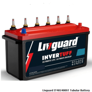 Livguard IT 481400-ST |Short Tubular Jumbo Inverter Battery |48 Months Warranty | Reliable Backup for Home, Office and Shop