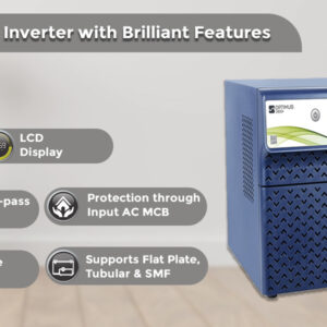 Luminous Optimus 3800 Pure Sine Wave 3500VA/36V Inverter for Home, Office and Shops (Supports 3 Inverter Battery Each of 12V) | with 36 Months Warranty