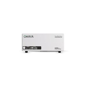 Okaya Inverter Smart Wave 850 Qusi Sine Wave 600VA/12V for Home, Office and Shop (Supports 1 Inverter Battery of 12V)