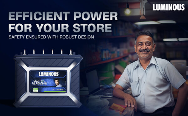 Luminous Ultra Charge UCTT-18066 Tall Tubular 150 Ah Inverter Battery for Home & Shops | Minimum Maintenance | Durable & Reliable | 66 Months Warranty - Image 3