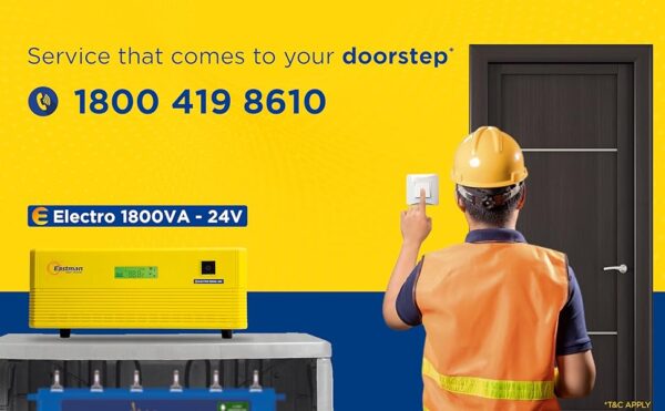 Eastman Electro 1800VA/24V Square Wave Home UPS | Inverter for Home, Office & Shops with 36 Months Warranty | 10 Years Warranty on Transformer - Image 6