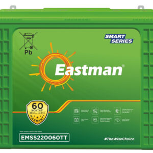 Eastman EMSS220060TT | Tall Tubular | 220 AH Inverter Battery |Warranty 60 (36+24) Months for Home & Office.