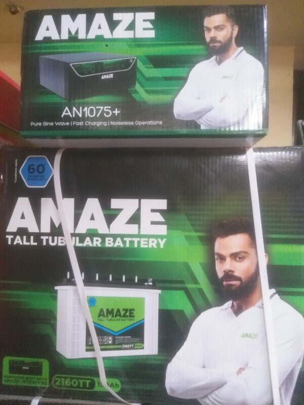 Amaze Tall Tubular Battery for Home, Office & Shops | 21060TT 150Ah | Easy Installation | Durable and Reliable Inverter Battery | Minimum Maintenance | with 60 Months Warranty - Image 2
