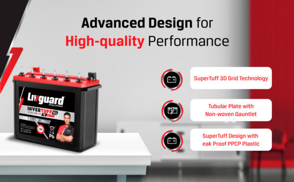Livguard IT 1578TT |Tall Tubular Inverter Battery |150 Ah |78 Months Warranty | Reliable Backup for Home, Office and Shop - Image 3