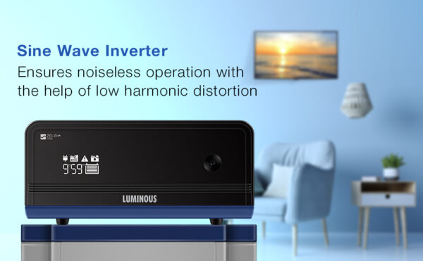 Luminous Zelio+ 1100 Inverter for Home, Office & Shops| Reliable Power Backup |Without Wi-Fi |LCD Display | Easy Installation | with 36 Months Warranty - Image 5