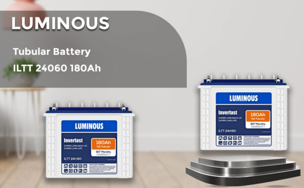 Luminous Inverlast ILTT24060 Battery for Home, Office & Shops | 180 Ah Tall Tubular | Easy Installation | Durable and Reliable Inverter Battery | Minimum Maintenance | with 60 Months Warranty - Image 4