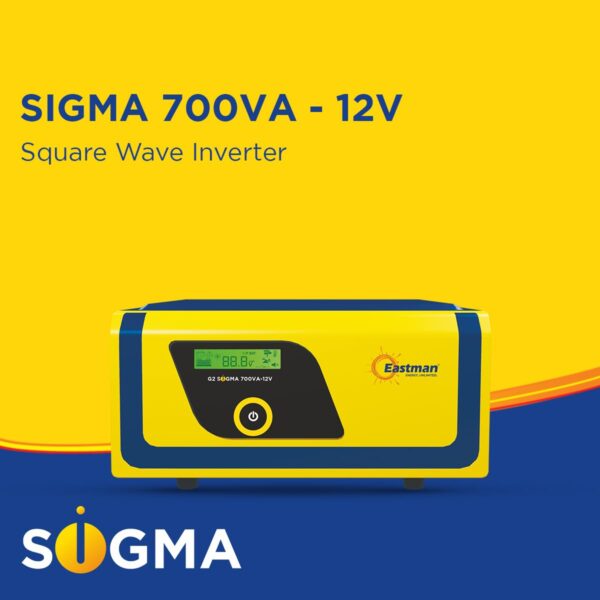 Eastman Sigma 700VA/12V Square Wave Home UPS | Inverter for Home, Office & Shops | 36 Months Warranty | 10 Years Warranty on Transformer. - Image 2