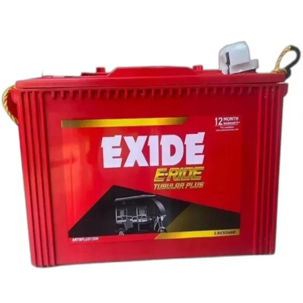 Exide ERTBPLUS135N 135AH E-Rickshaw Battery | 12-Month Warranty( 4-Battery Set) - Image 2
