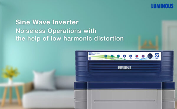 Luminous Eco Volt Neo 2300+ Inverter for Home, Office & Shops | 2000VA/ 24V Pure Sinewave | Reliable Power Backup | Minimum Maintenance | Easy Installation | with 36 Months Warranty - Image 3