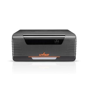 Livfast Bolt+ 1100VA 12V Square Wave Inverter with 25% Faster Charging Ideal for Home, Office and Shop with 3 Years Warranty | Supports 1 Inverter Battery of 12V