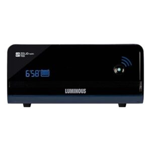 Luminous Zelio+ 1100 Inverter for Home, Office & Shops | 900VA/12V Pure Sinewave |Reliable Power Backup | LCD Display|Wi-Fi | Easy Installation | with 36 Months Warranty