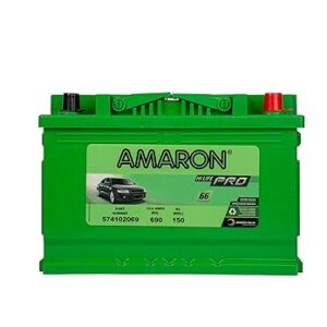 Amaron Hi Life Pro AAM-PR-574102069 (DIN-74) Car Battery –  72 Months Warranty (36 Months Free + 36 Months Pro-Rata)