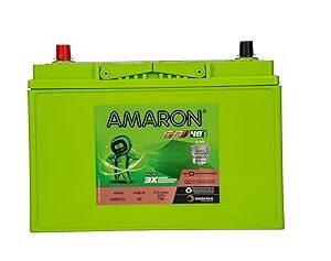 Amaron Go AMM-GO-105D31L/R (80Ah) Car Battery – 48 Months Warranty (24 Months Free + 24 Months Pro-Rata)