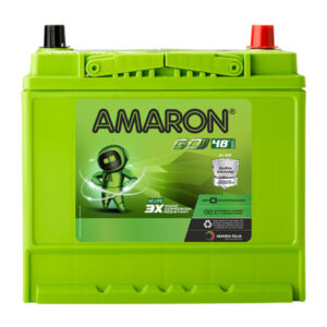 Amaron Go AMM-GO-105D26R (70Ah) Car Battery – 48 Months Warranty (24 Months Free + 24 Months Pro-Rata)