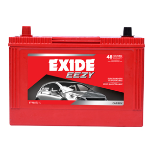 EXIDE EY105D31L/R 85Ah Car Battery – EEZY-ISS Series | 48 Months Warranty (24 FOC + 24 Pro-Rata) | EFB Technology for Start-Stop Cars & SUVs