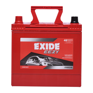 EXIDE EY80D23R 68Ah Car Battery – EEZY-ISS Series | 48 Months Warranty (24 FOC + 24 Pro-Rata) | EFB Technology for Start-Stop Cars & SUVs