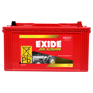 Exide Jai Kisan KI99T Tractor Battery – 99Ah, 12V | For Agricultural Equipment & Heavy-Duty Use | Warranty: 42 Months (24 Months Full Replacement + 18 Months Pro-rata)