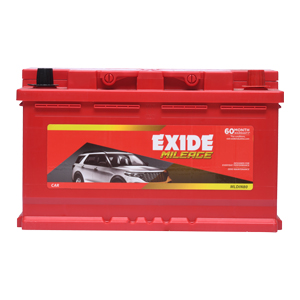 EXIDE MLDIN80, 80Ah Car Battery – MILEAGE Series | 60 Months Warranty (30 FOC + 30 Pro-Rata) | Zero Maintenance | High Cranking Power for Cars & SUVs