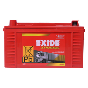 EXIDE XP1000 100Ah Battery – XPRESS Series | 42 Months Warranty (24 FOC + 18 Pro-Rata) | Rugged Performance for Buses, Trucks, Car & Commercial Vehicles