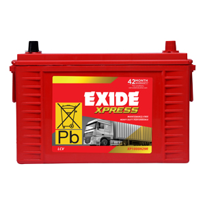 EXIDE XP1000H29R 100Ah Battery – XPRESS Series | 42 Months Warranty (24 FOC + 18 Pro-Rata) | Rugged Performance for Buses, Trucks, Car & Commercial Vehicles