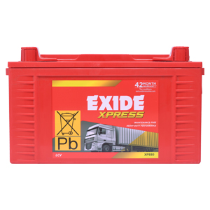EXIDE XP880 88Ah Battery – XPRESS Series | 42 Months Warranty (24 FOC + 18 Pro-Rata) | Rugged Performance for Buses, Trucks, Car & Commercial Vehicles