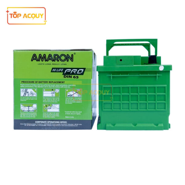 Amaron Go AMM-GO-565106590 (DIN65) Car Battery – 48 Months Warranty (24 Months Free + 24 Months Pro-Rata) - Image 2