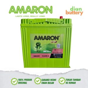 Amaron Go AMM-GO-0BH38B20R (35Ah) Car Battery – 60 Months Warranty (30 Months Free + 30 Months Pro-Rata)