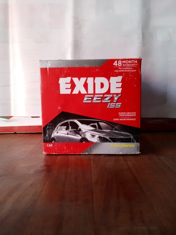 EXIDE EYDIN47RMFEFB 47Ah Car Battery – EEZY-ISS Series | 48 Months Warranty (24 FOC + 24 Pro-Rata) | EFB Technology for Start-Stop Cars & SUVs - Image 3